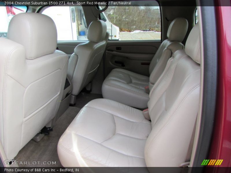 Sport Red Metallic / Tan/Neutral 2004 Chevrolet Suburban 1500 Z71 4x4