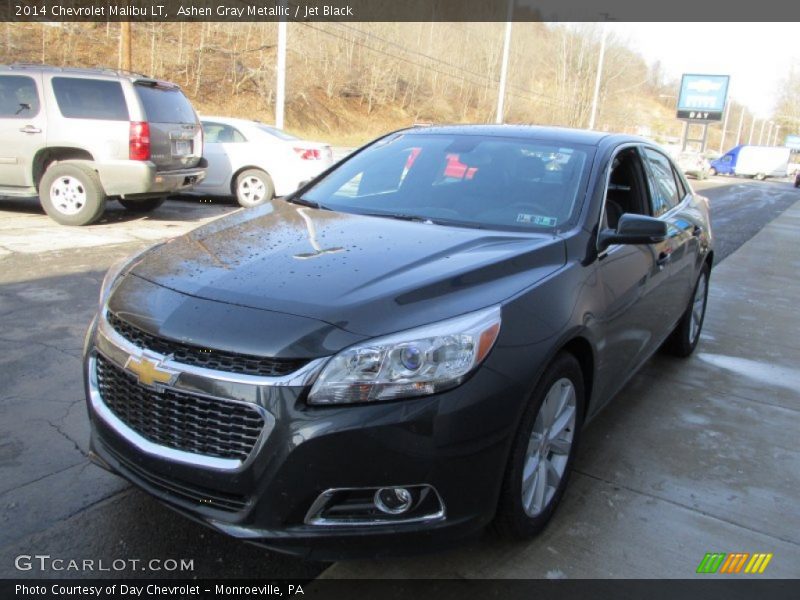 Ashen Gray Metallic / Jet Black 2014 Chevrolet Malibu LT