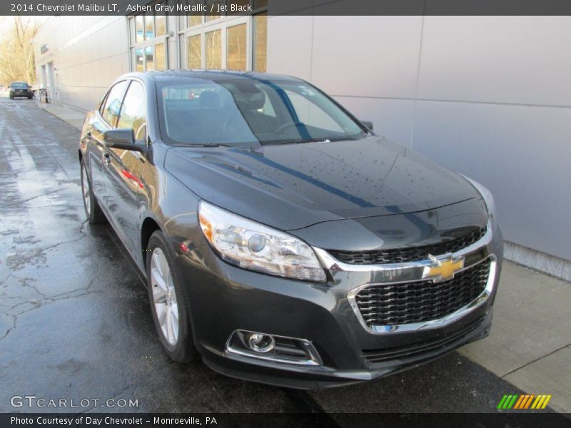 Ashen Gray Metallic / Jet Black 2014 Chevrolet Malibu LT