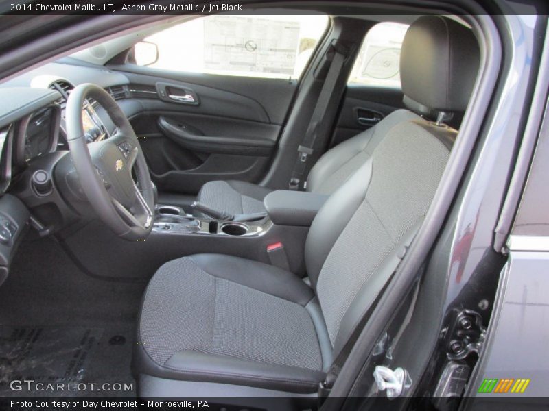 Ashen Gray Metallic / Jet Black 2014 Chevrolet Malibu LT