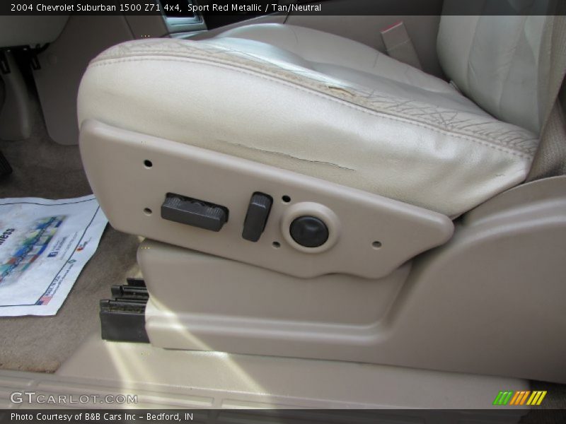 Sport Red Metallic / Tan/Neutral 2004 Chevrolet Suburban 1500 Z71 4x4