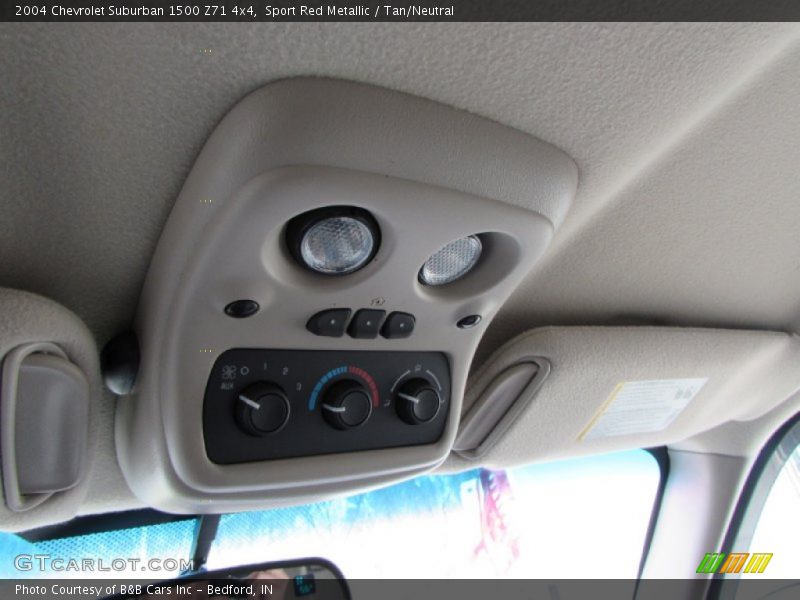 Sport Red Metallic / Tan/Neutral 2004 Chevrolet Suburban 1500 Z71 4x4