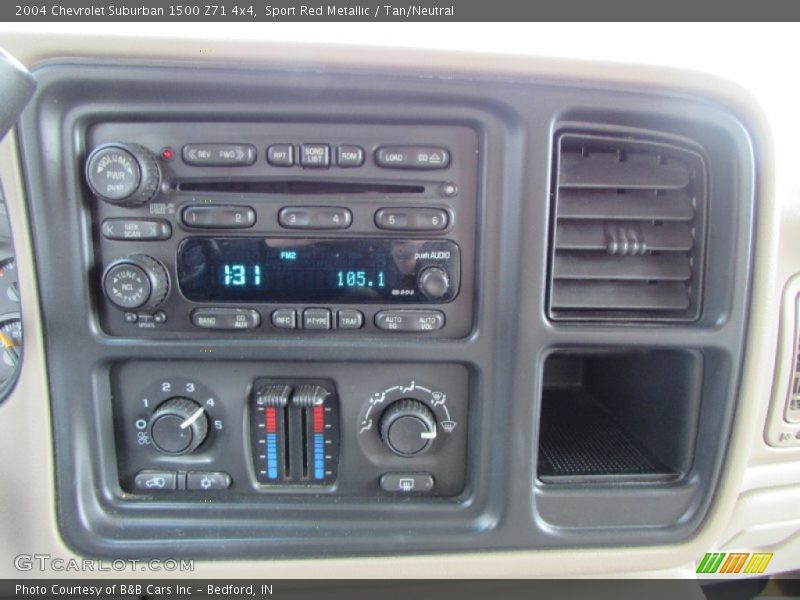 Controls of 2004 Suburban 1500 Z71 4x4