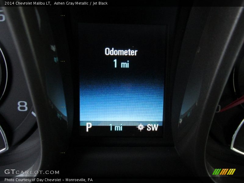 Ashen Gray Metallic / Jet Black 2014 Chevrolet Malibu LT
