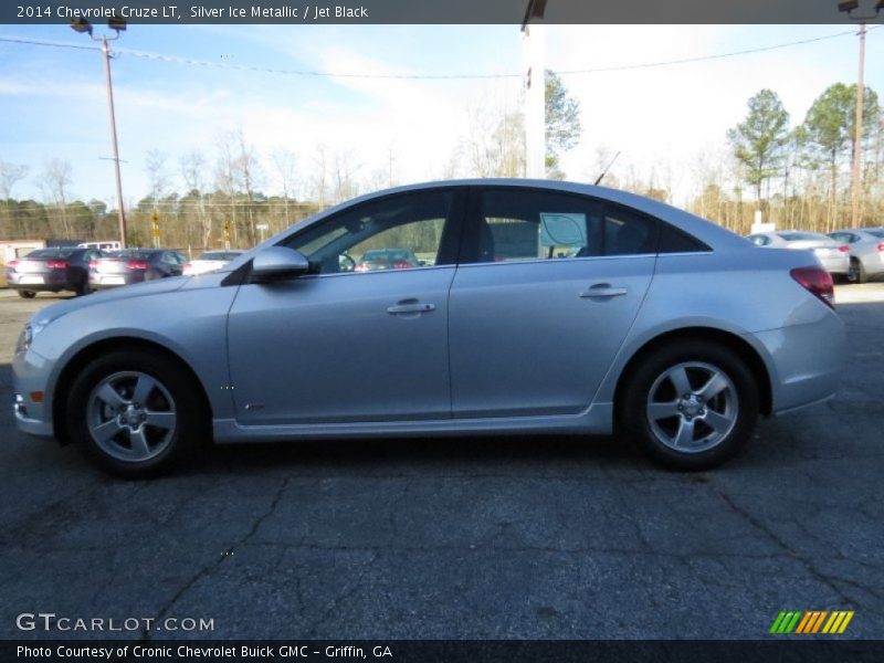 Silver Ice Metallic / Jet Black 2014 Chevrolet Cruze LT