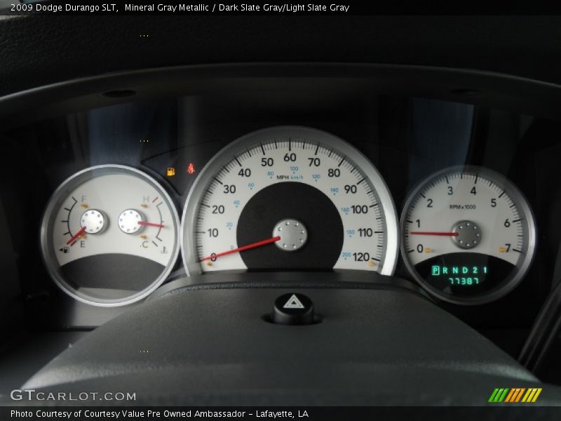 Mineral Gray Metallic / Dark Slate Gray/Light Slate Gray 2009 Dodge Durango SLT