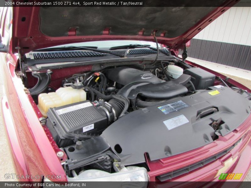 Sport Red Metallic / Tan/Neutral 2004 Chevrolet Suburban 1500 Z71 4x4