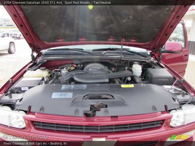 Sport Red Metallic / Tan/Neutral 2004 Chevrolet Suburban 1500 Z71 4x4
