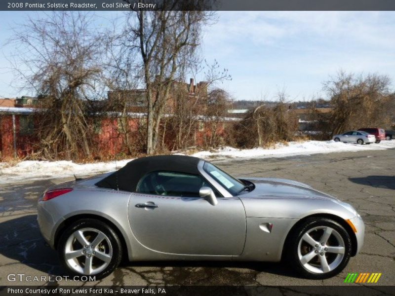 Cool Silver / Ebony 2008 Pontiac Solstice Roadster
