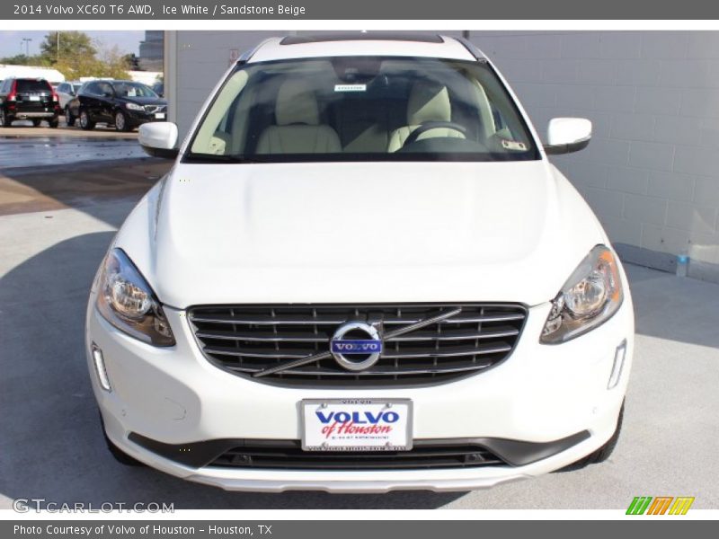 Ice White / Sandstone Beige 2014 Volvo XC60 T6 AWD