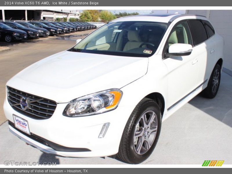Ice White / Sandstone Beige 2014 Volvo XC60 T6 AWD