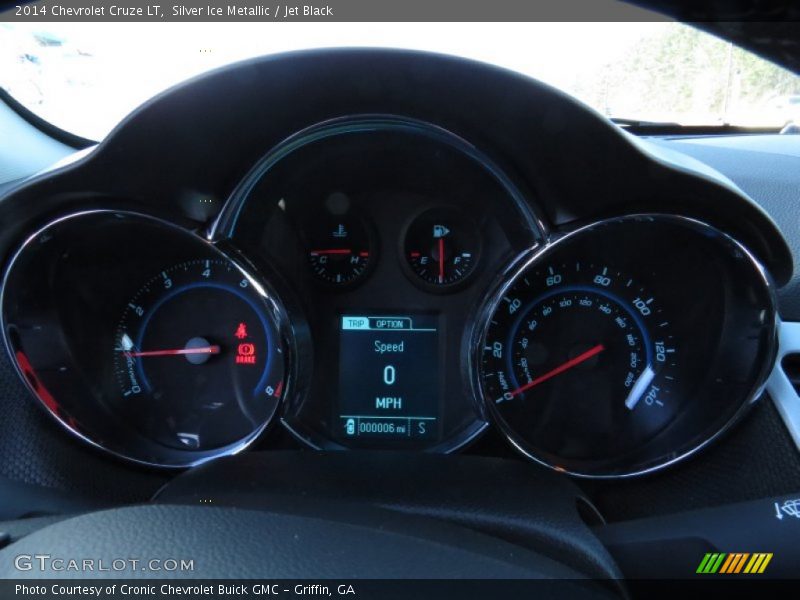Silver Ice Metallic / Jet Black 2014 Chevrolet Cruze LT