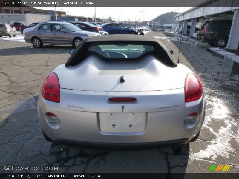 Cool Silver / Ebony 2008 Pontiac Solstice Roadster