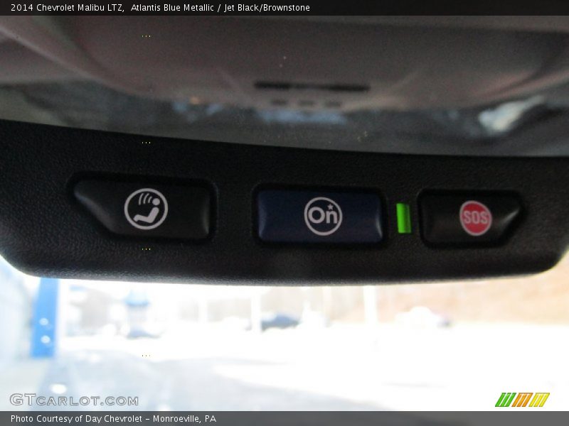 Atlantis Blue Metallic / Jet Black/Brownstone 2014 Chevrolet Malibu LTZ