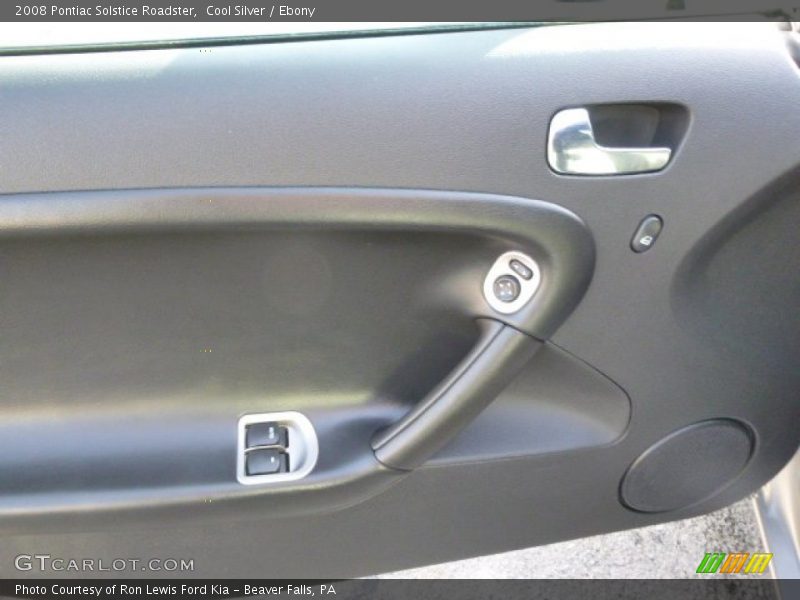 Cool Silver / Ebony 2008 Pontiac Solstice Roadster