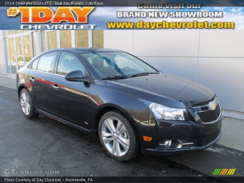 Blue Ray Metallic / Jet Black 2014 Chevrolet Cruze LTZ