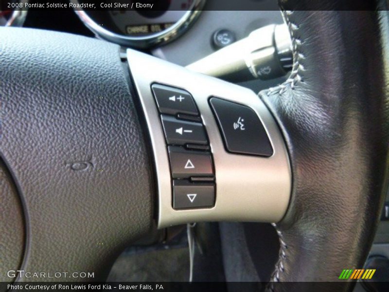 Cool Silver / Ebony 2008 Pontiac Solstice Roadster