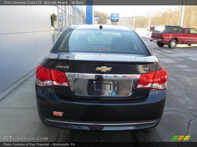 Blue Ray Metallic / Jet Black 2014 Chevrolet Cruze LTZ