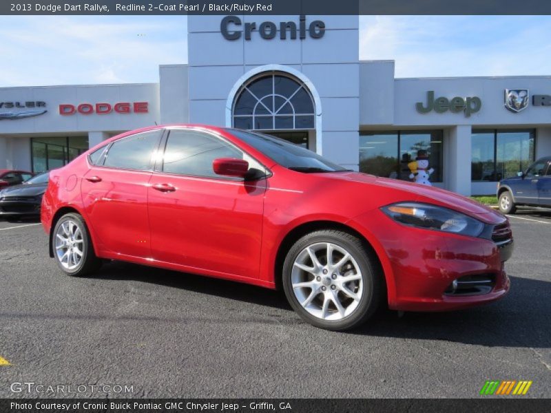 Redline 2-Coat Pearl / Black/Ruby Red 2013 Dodge Dart Rallye