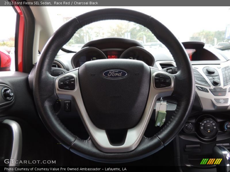  2012 Fiesta SEL Sedan Steering Wheel