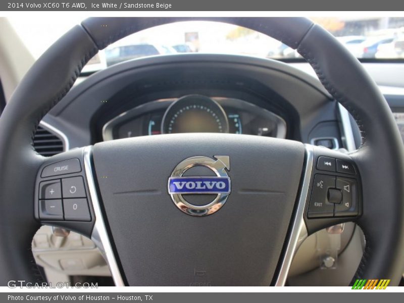 Ice White / Sandstone Beige 2014 Volvo XC60 T6 AWD
