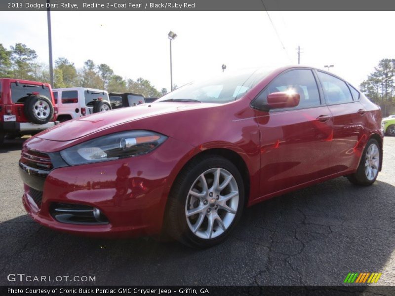 Redline 2-Coat Pearl / Black/Ruby Red 2013 Dodge Dart Rallye