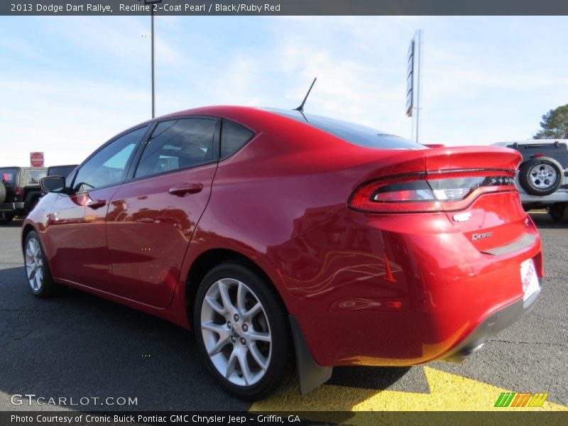 Redline 2-Coat Pearl / Black/Ruby Red 2013 Dodge Dart Rallye