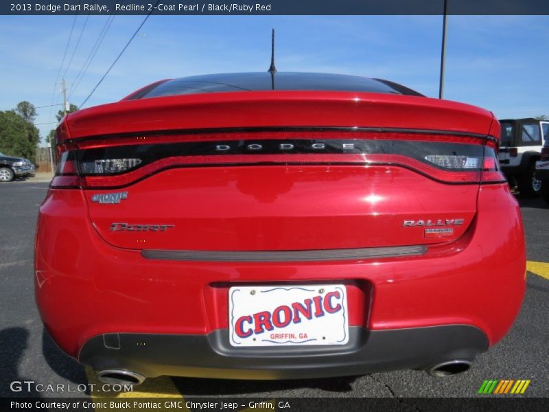 Redline 2-Coat Pearl / Black/Ruby Red 2013 Dodge Dart Rallye