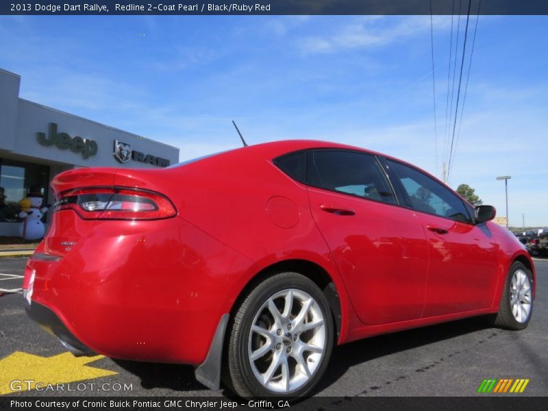 Redline 2-Coat Pearl / Black/Ruby Red 2013 Dodge Dart Rallye