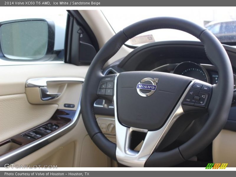 Ice White / Sandstone Beige 2014 Volvo XC60 T6 AWD