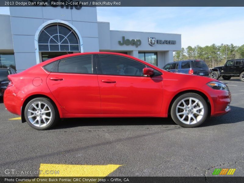 Redline 2-Coat Pearl / Black/Ruby Red 2013 Dodge Dart Rallye