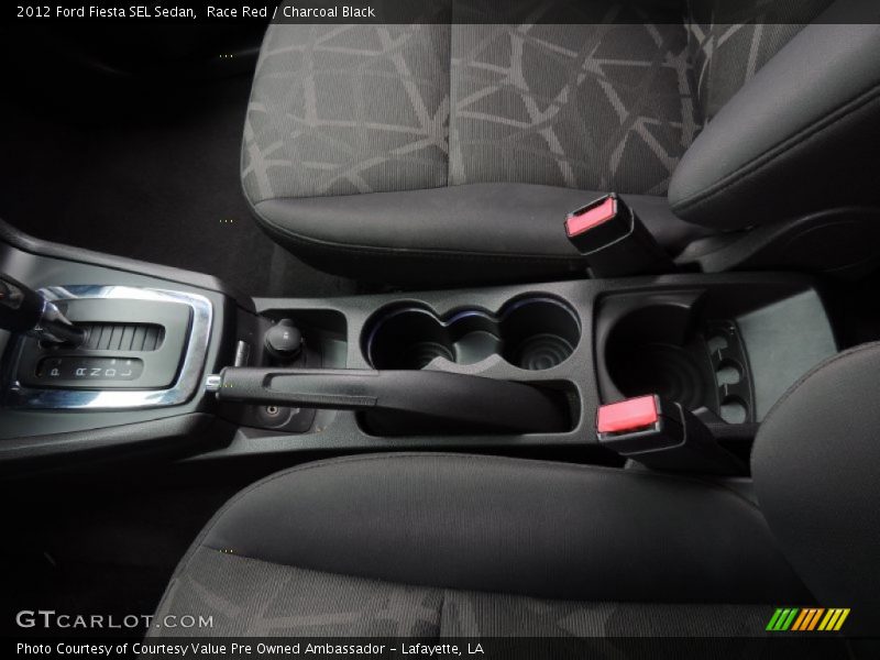Race Red / Charcoal Black 2012 Ford Fiesta SEL Sedan
