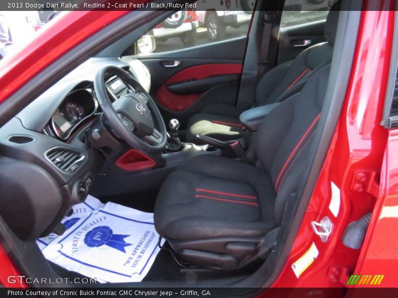 Redline 2-Coat Pearl / Black/Ruby Red 2013 Dodge Dart Rallye