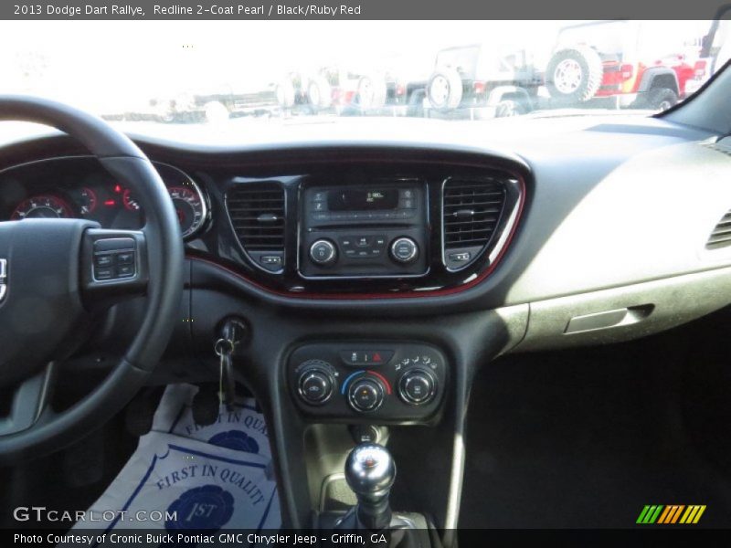 Redline 2-Coat Pearl / Black/Ruby Red 2013 Dodge Dart Rallye