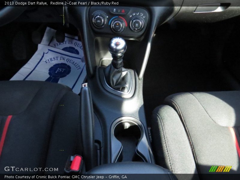 Redline 2-Coat Pearl / Black/Ruby Red 2013 Dodge Dart Rallye