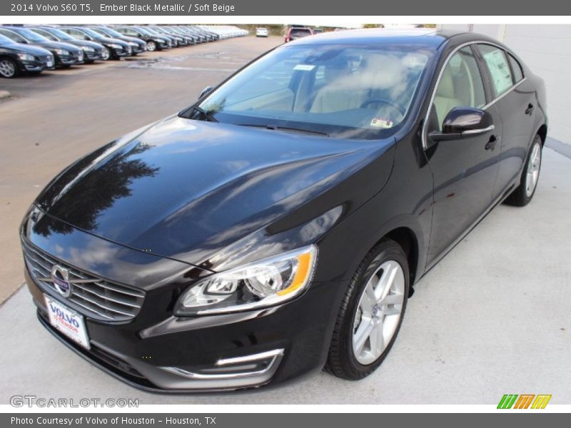 Ember Black Metallic / Soft Beige 2014 Volvo S60 T5