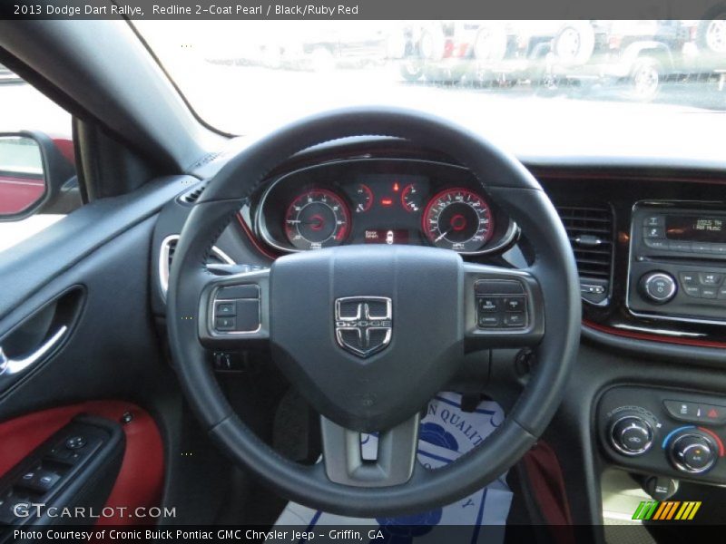 Redline 2-Coat Pearl / Black/Ruby Red 2013 Dodge Dart Rallye