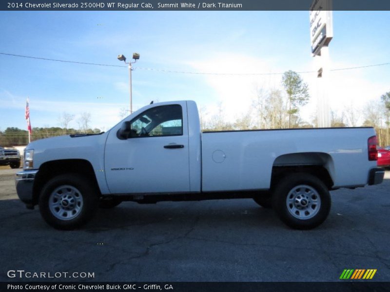 Summit White / Dark Titanium 2014 Chevrolet Silverado 2500HD WT Regular Cab