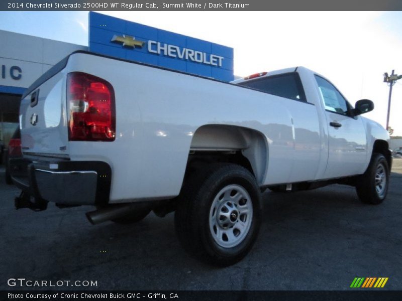 Summit White / Dark Titanium 2014 Chevrolet Silverado 2500HD WT Regular Cab
