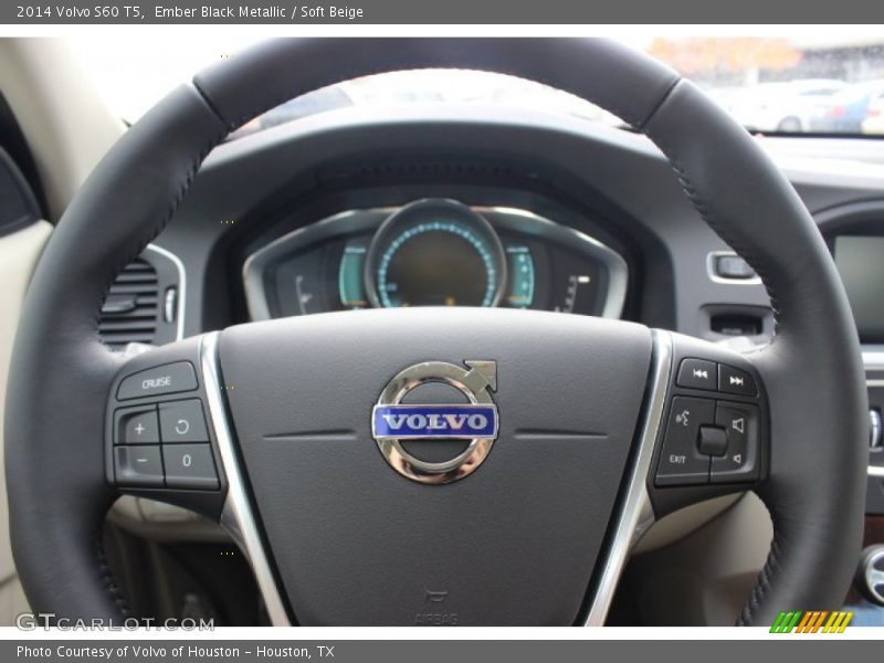 Ember Black Metallic / Soft Beige 2014 Volvo S60 T5