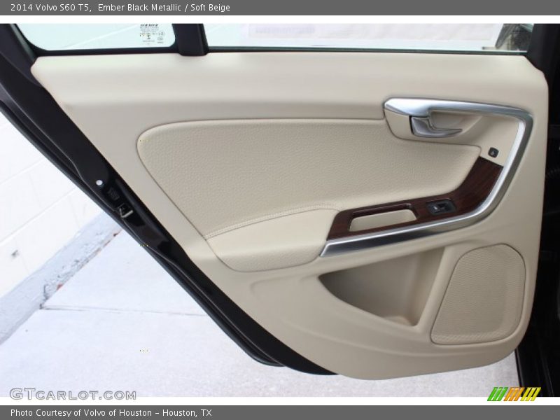 Ember Black Metallic / Soft Beige 2014 Volvo S60 T5