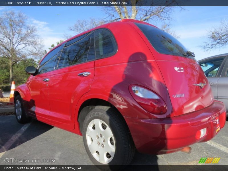 Inferno Red Crystal Pearl / Pastel Slate Gray 2008 Chrysler PT Cruiser LX