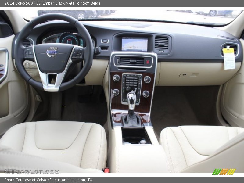 Ember Black Metallic / Soft Beige 2014 Volvo S60 T5
