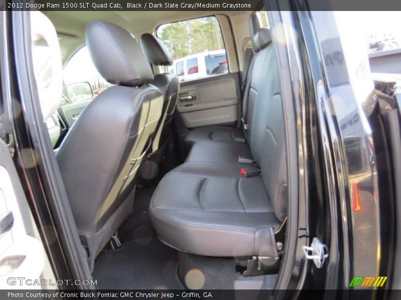 Black / Dark Slate Gray/Medium Graystone 2012 Dodge Ram 1500 SLT Quad Cab