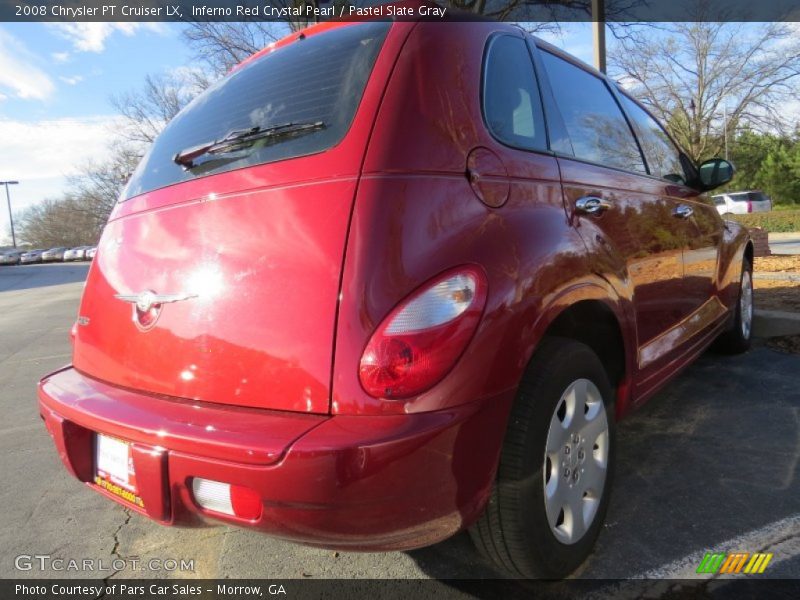 Inferno Red Crystal Pearl / Pastel Slate Gray 2008 Chrysler PT Cruiser LX