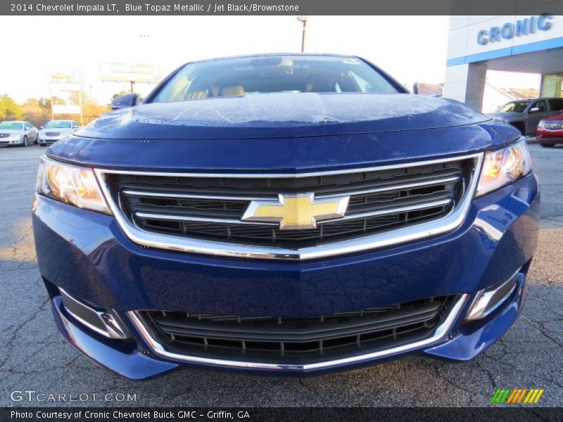 Blue Topaz Metallic / Jet Black/Brownstone 2014 Chevrolet Impala LT