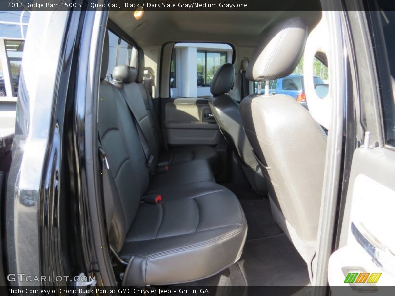 Black / Dark Slate Gray/Medium Graystone 2012 Dodge Ram 1500 SLT Quad Cab