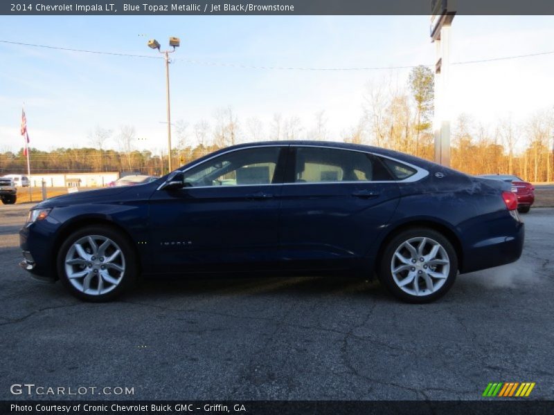 Blue Topaz Metallic / Jet Black/Brownstone 2014 Chevrolet Impala LT