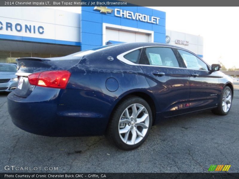 Blue Topaz Metallic / Jet Black/Brownstone 2014 Chevrolet Impala LT