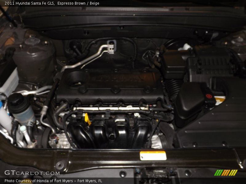 Espresso Brown / Beige 2011 Hyundai Santa Fe GLS